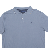 NAUTICA Mens Polo Shirt Blue XL