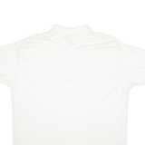 KEY ELEMENTS Mens Polo Shirt White 90s XL