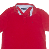 TOMMY HILFIGER Mens Polo Shirt Red L