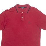 NAUTICA Mens Polo Shirt Red 90s S