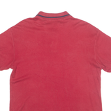NAUTICA Mens Polo Shirt Red 90s S