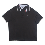 TOMMY HILFIGER Mens Polo Shirt Black XL