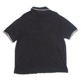 TOMMY HILFIGER Mens Polo Shirt Black XL
