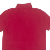 TOMMY HILFIGER Mens Polo Shirt Red M