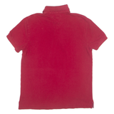 TOMMY HILFIGER Mens Polo Shirt Red M