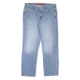 LEVI'S 505 Womens Jeans Blue Regular Straight Stone Wash W32 L29