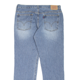 LEVI'S 505 Womens Jeans Blue Regular Straight Stone Wash W32 L29