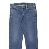 LEVI'S Mens Jeans Blue Slim Straight Stone Wash W33 L32