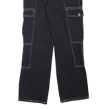 RSQ Cargo Style Womens Jeans Black Regular Straight W26 L28