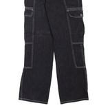 RSQ Cargo Style Womens Jeans Black Regular Straight W26 L28