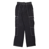 RSQ Cargo Style Womens Jeans Black Regular Straight W26 L28