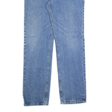 LEE Mens Jeans Blue Regular Straight Stone Wash W34 L34