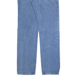 LEE Mens Jeans Blue Regular Straight Stone Wash W34 L34