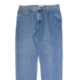 TOMMY HILFIGER Womens Jeans Blue Regular Tapered Stone Wash W32 L32