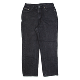 CALVIN KLEIN JEANS Womens Jeans Black Regular Straight Stone Wash W30 L28