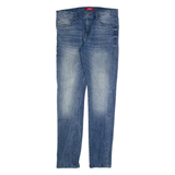GUESS Mens Jeans Blue Slim Skinny Stone Wash W31 L32