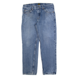 LEE Mens Jeans Blue Regular Straight Stone Wash W34 L29