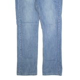 LEE Mens Jeans Blue Regular Straight Stone Wash W34 L33