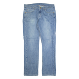 LEE Mens Jeans Blue Regular Straight Stone Wash W34 L33