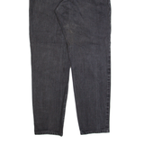 LEE Mens Jeans Black Regular Tapered Stone Wash W28 L30