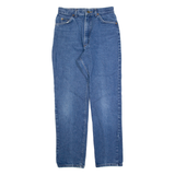 LEE Womens Jeans Blue Regular Tapered Stone Wash W26 L28