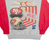 TEAMWORK San Francisco 49ers Mens Sweatshirt Grey 90s USA XL