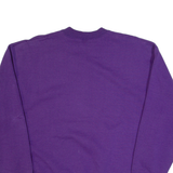 GUESS Mens Sweatshirt Purple 90s USA L