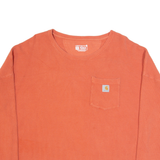 CARHARTT Relaxed Fit Womens Sweatshirt Orange XL