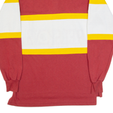 NUTMEG MILLS Washington Redskins Mens Polo Shirt Maroon Long Sleeve M