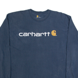CARHARTT Mens T-Shirt Black Long Sleeve XL