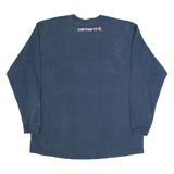 CARHARTT Mens T-Shirt Black Long Sleeve XL