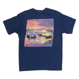 IN-N-OUT BURGER California Mens T-Shirt Blue USA L