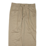 DOCKERS Mens Trousers Brown Regular Tapered W33 L30