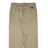 DOCKERS Mens Trousers Brown Regular Tapered W33 L30