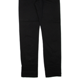 HIS STRETCH Mens Trousers Black Regular Tapered W28 L32