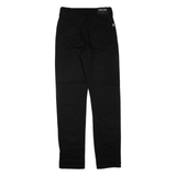 HIS STRETCH Mens Trousers Black Regular Tapered W28 L32