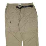 FIRST ASCENT Cargo Belted Mens Trousers Beige Regular Straight W36 L29