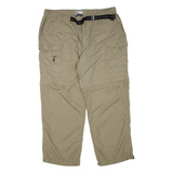 FIRST ASCENT Cargo Belted Mens Trousers Beige Regular Straight W36 L29
