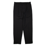 Mens Trousers Grey Regular Tapered Wool W34 L33