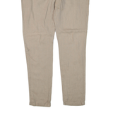 AVVA Womens Trousers Beige Regular Skinny W40 L35