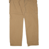 WRANGLER Mens Trousers Brown Regular Straight W34 L34