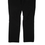 MANOR Womens Trousers Black Regular Bootcut W34 L31
