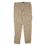 JACK & JONES Mens Trousers Beige Loose Skinny W32 L33
