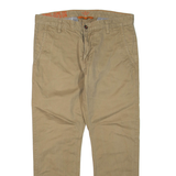 DOCKERS Chino Mens Trousers Beige Regular Tapered W32 L27