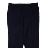 HAGMAN Mens Trousers Blue Regular Tapered W42 L31