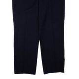 HAGMAN Mens Trousers Blue Regular Tapered W42 L31