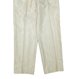 Womens Trousers Green Regular Straight W32 L32