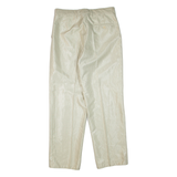 Womens Trousers Green Regular Straight W32 L32