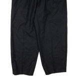 Womens Trousers Grey Regular Tapered Wool W36 L27