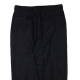 Womens Trousers Grey Regular Tapered Wool W36 L27